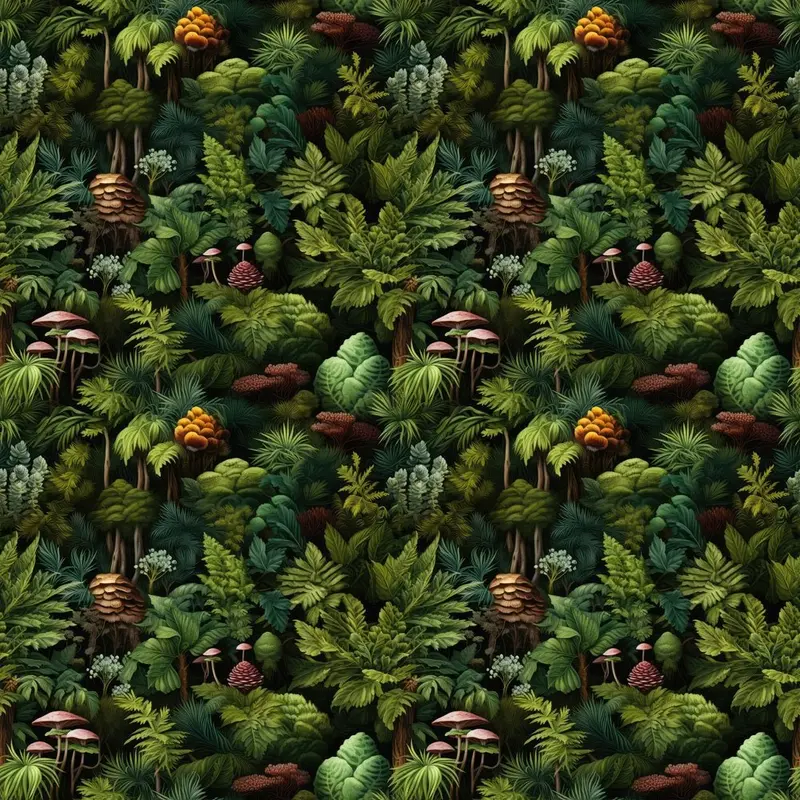 Exotic Dense Jungle Fabric