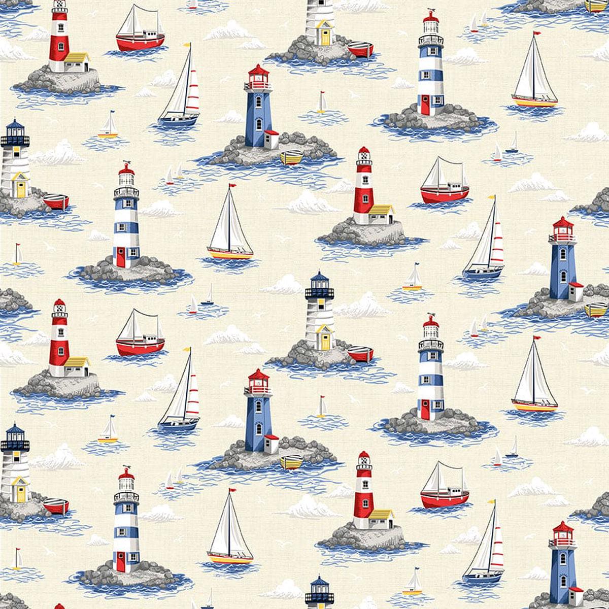 Makower Nautical - Lighthouses 2499 Q