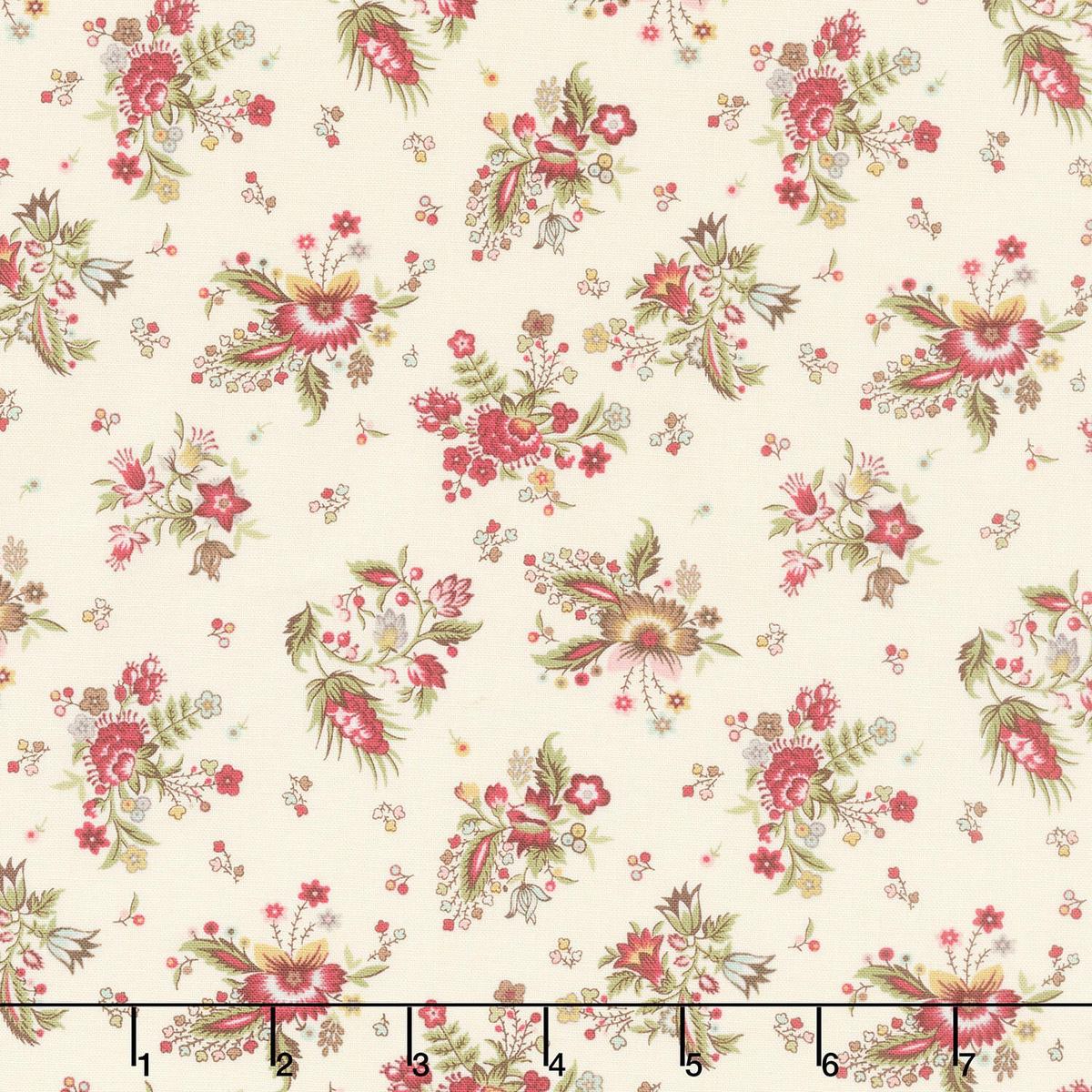French Market - Bouquet Cream Yardage
