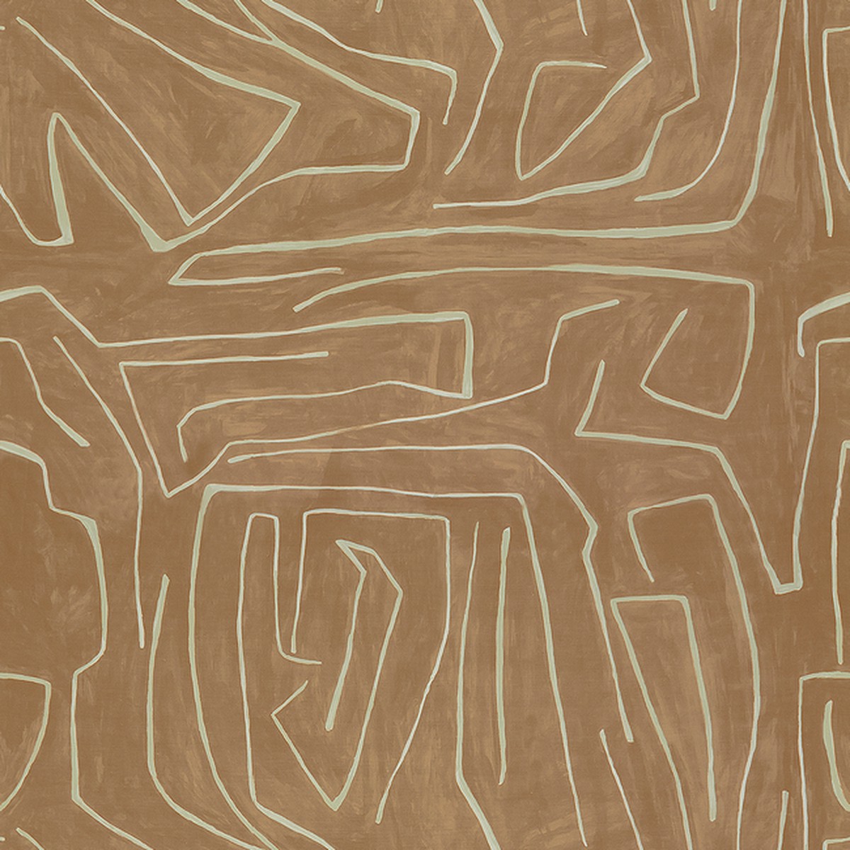 Graffito - Salmon/Cream