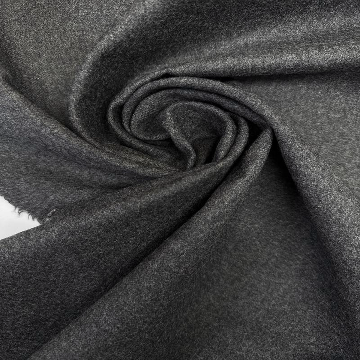 Gray Shade Wool Cotton Tweed