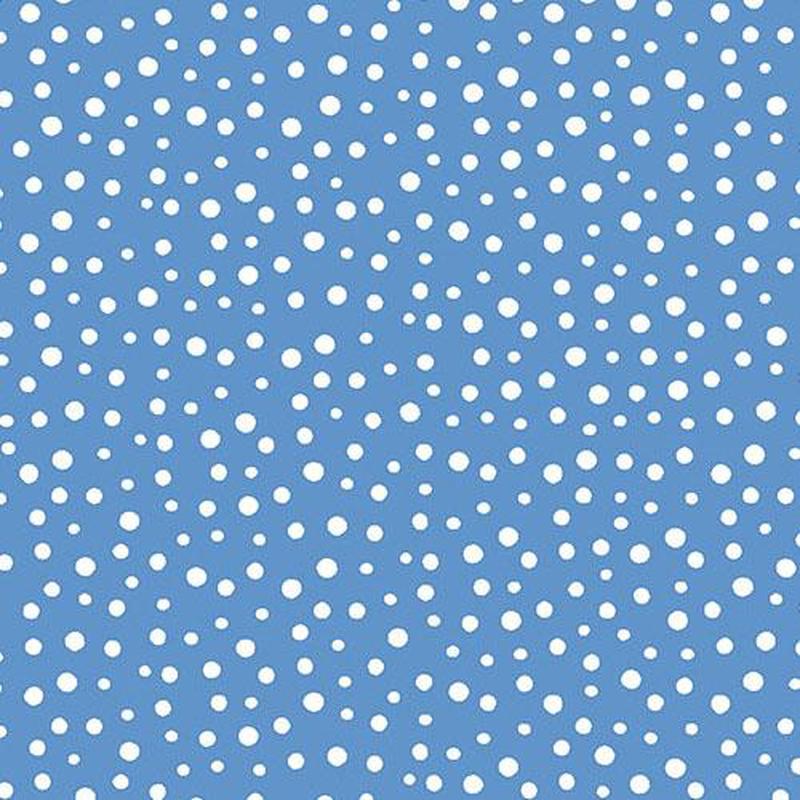 Irregular Dot Medium Blue
