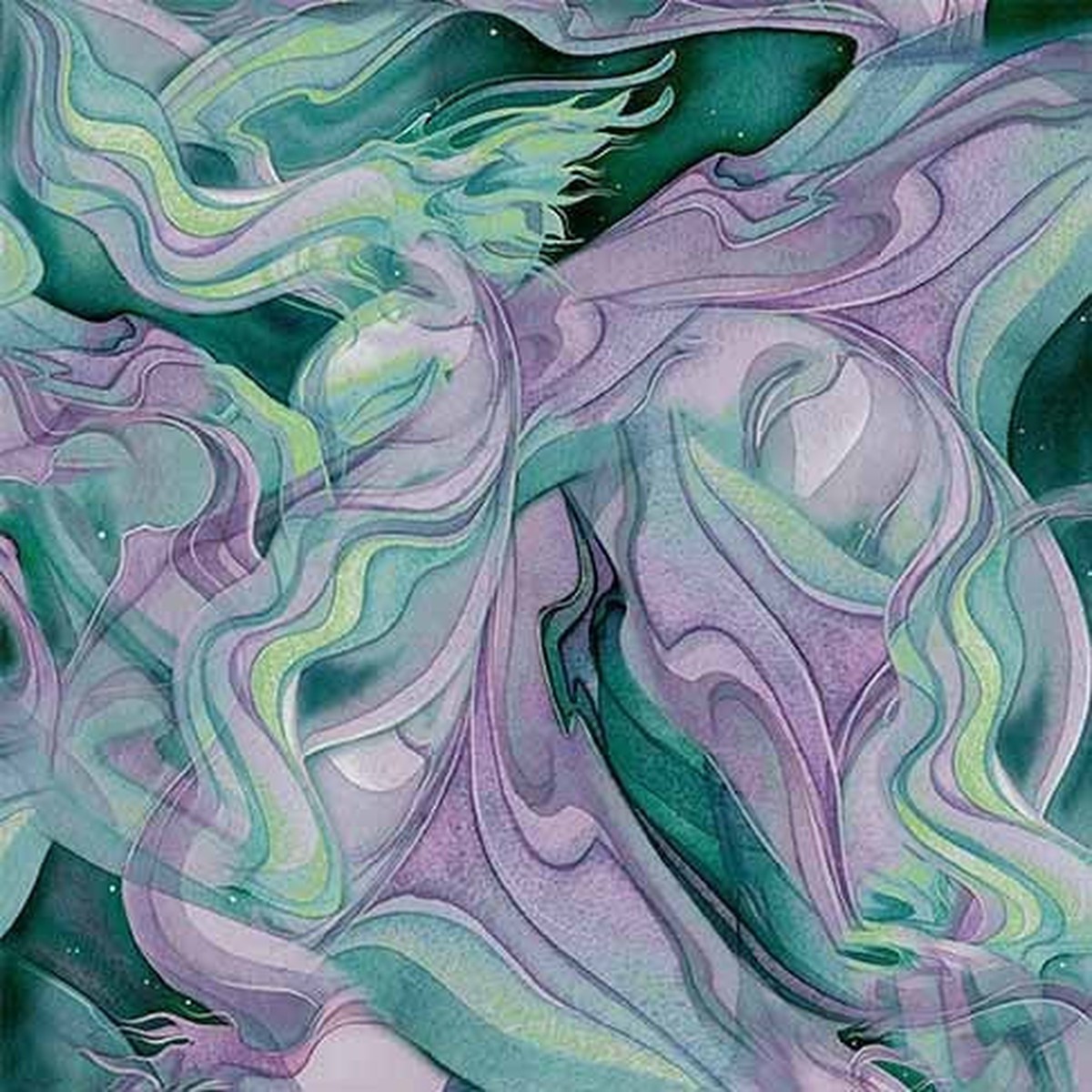 Jade Mystic Sky Cotton 43"/44" Fabric Per Yard