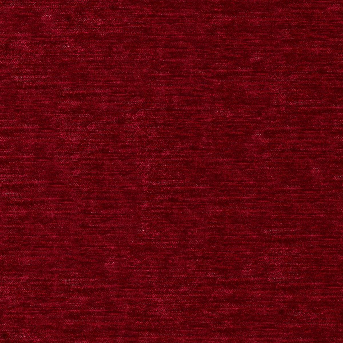 JF Fabrics Fibreguard, JF Fabrics NORI 49 Fabric Plain Red Chenille, Texture - 9031949 J9291