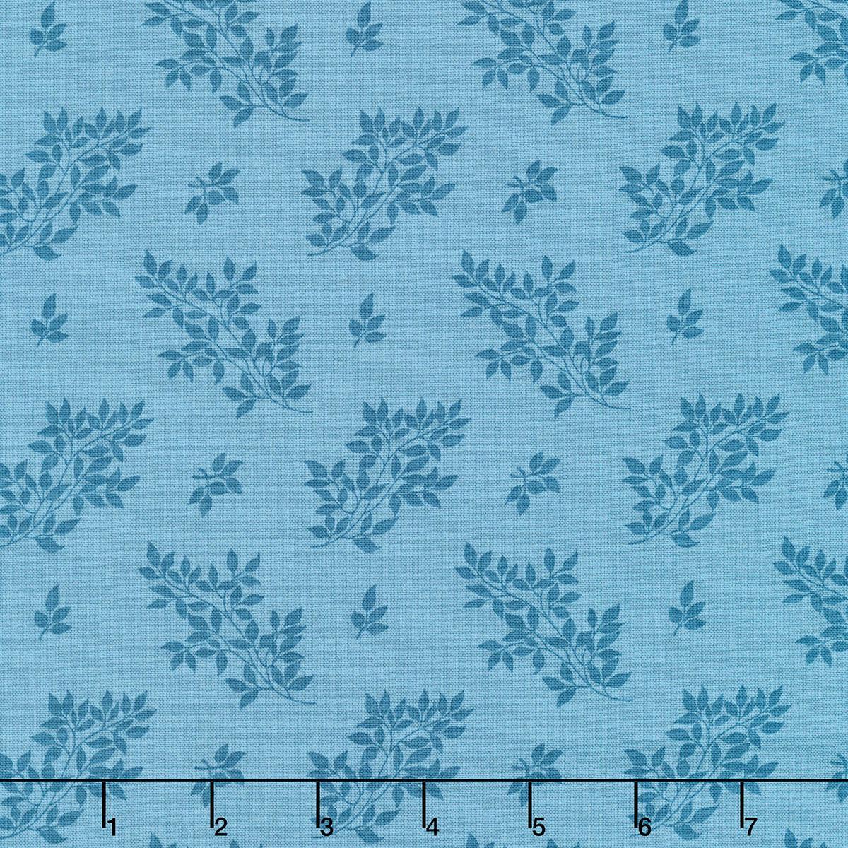 Moody Hues - Leafy Peacock Yardage