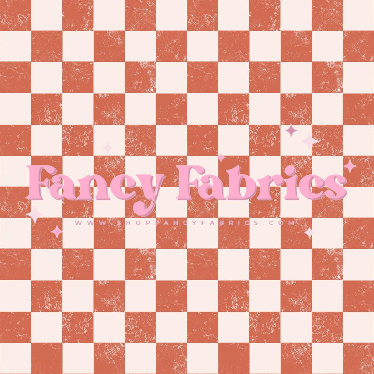 Rust Checkers | PREORDER | By The Yard