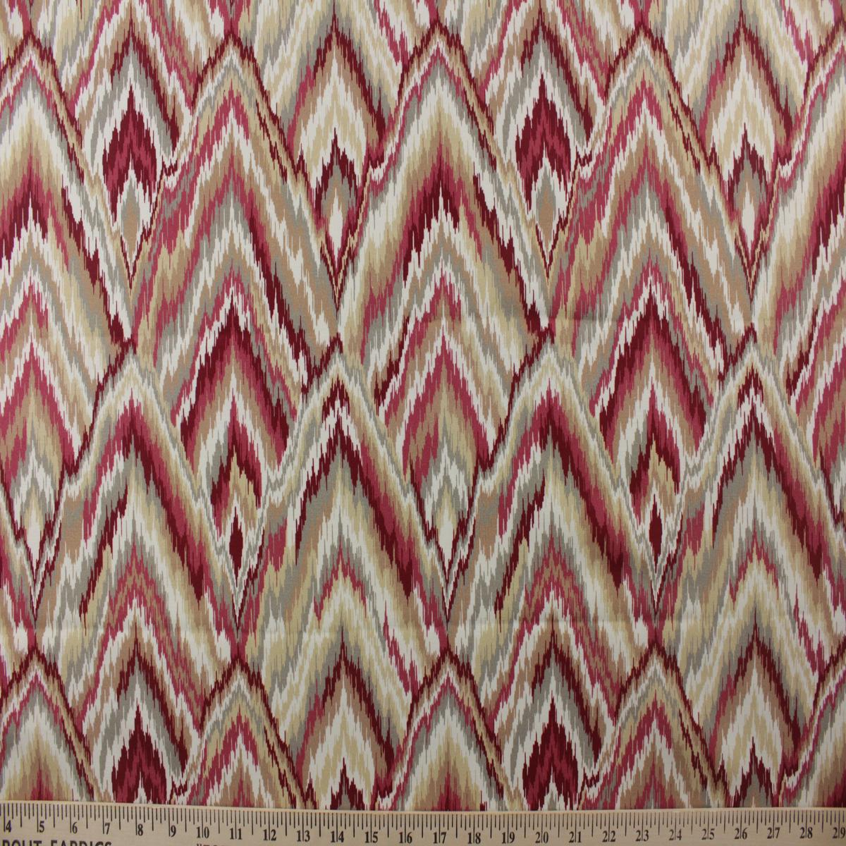 Covington Ludlow Fabric in Antique Red