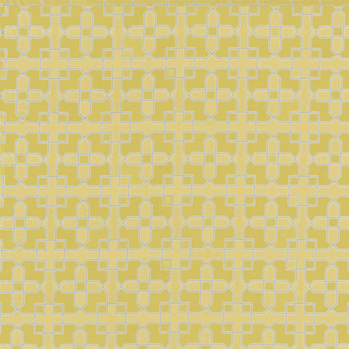 SANDERSON Hampton Weave Fabric Geometric Mimosa - DGLA236772
