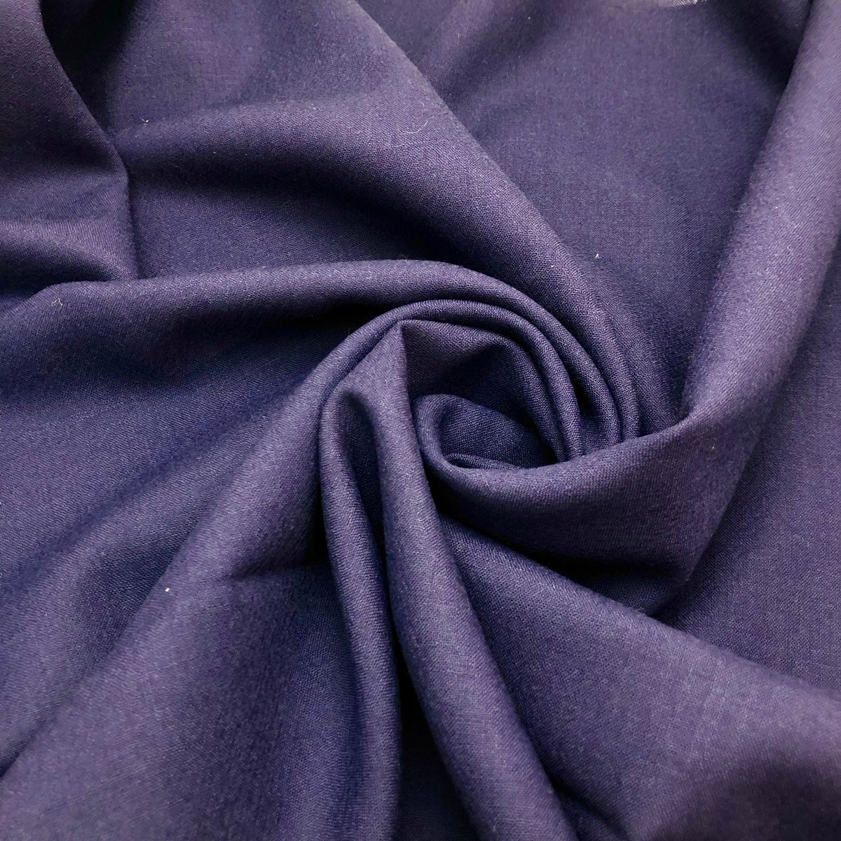 Deep Amethyst - Poly-Cotton Woven - Dark Purple - 1/2 Meter