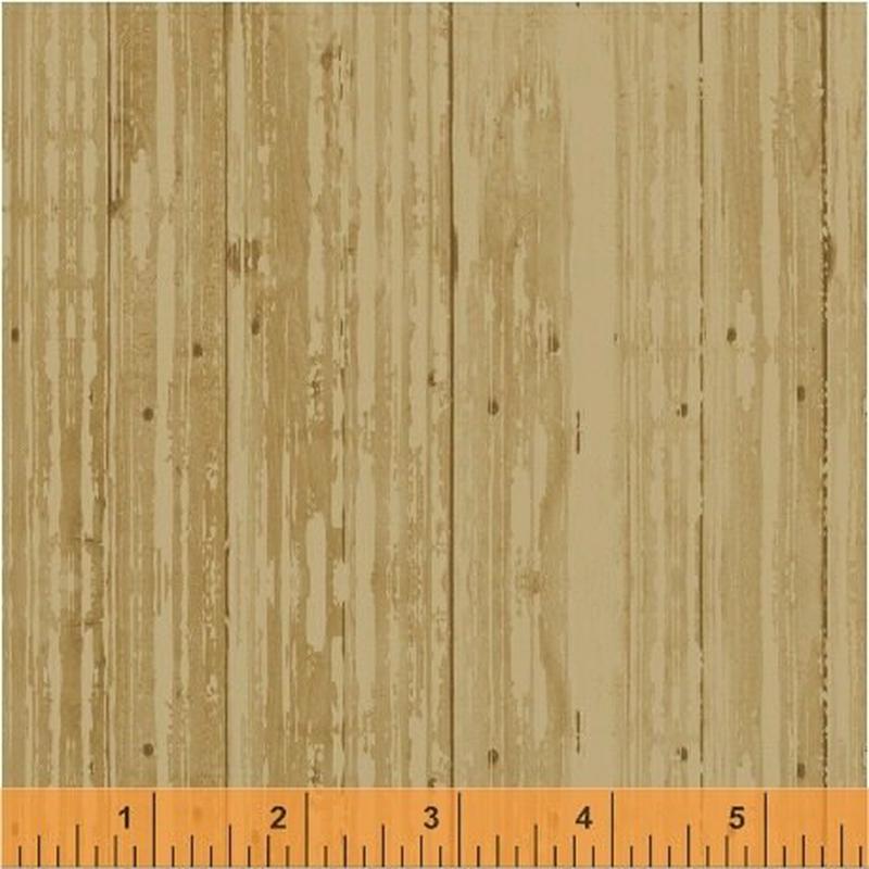 Early Bird by Whistler Studios Almond Woodgrain 51403-7 Cotton Woven Fabric