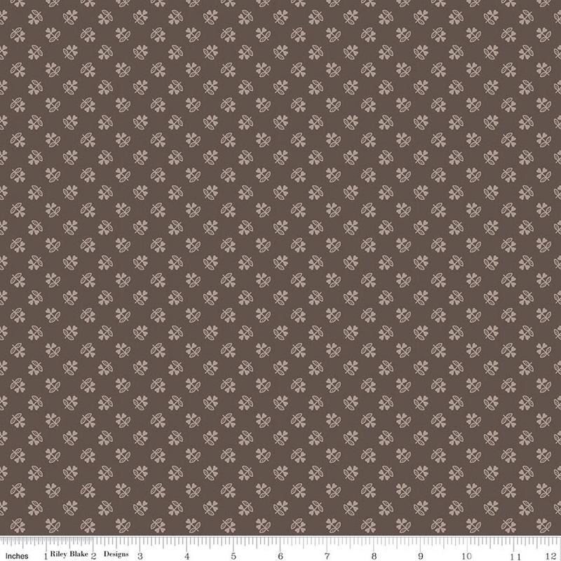 Fabric Riley Blake Lori Holt Milk Can Clover Farmer's Daughter by the Quarter Yard C17168-MILKCAN