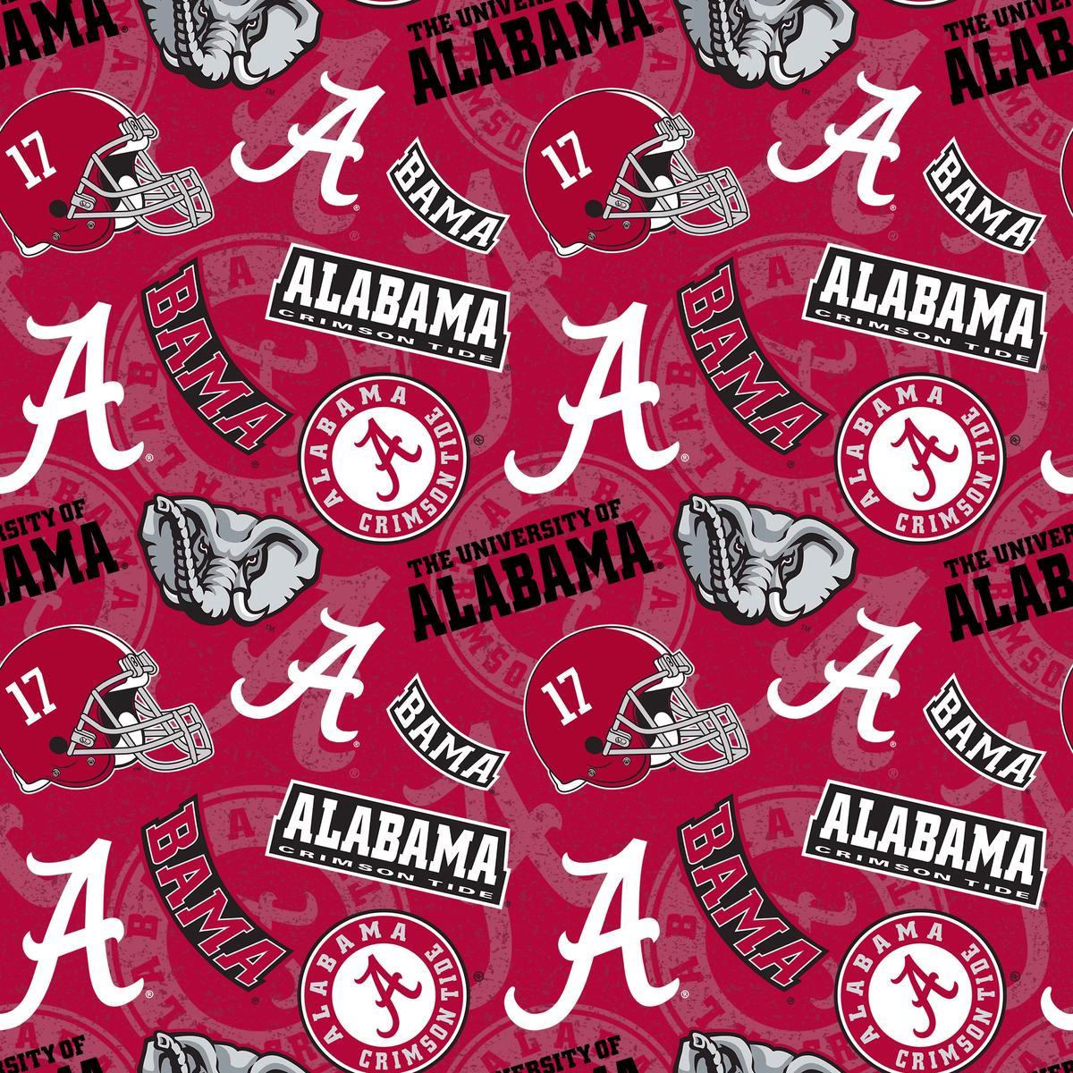 Fabric Sykel Enterprises University of Alabama Tone on Tone by the Quarter Yard AL1178