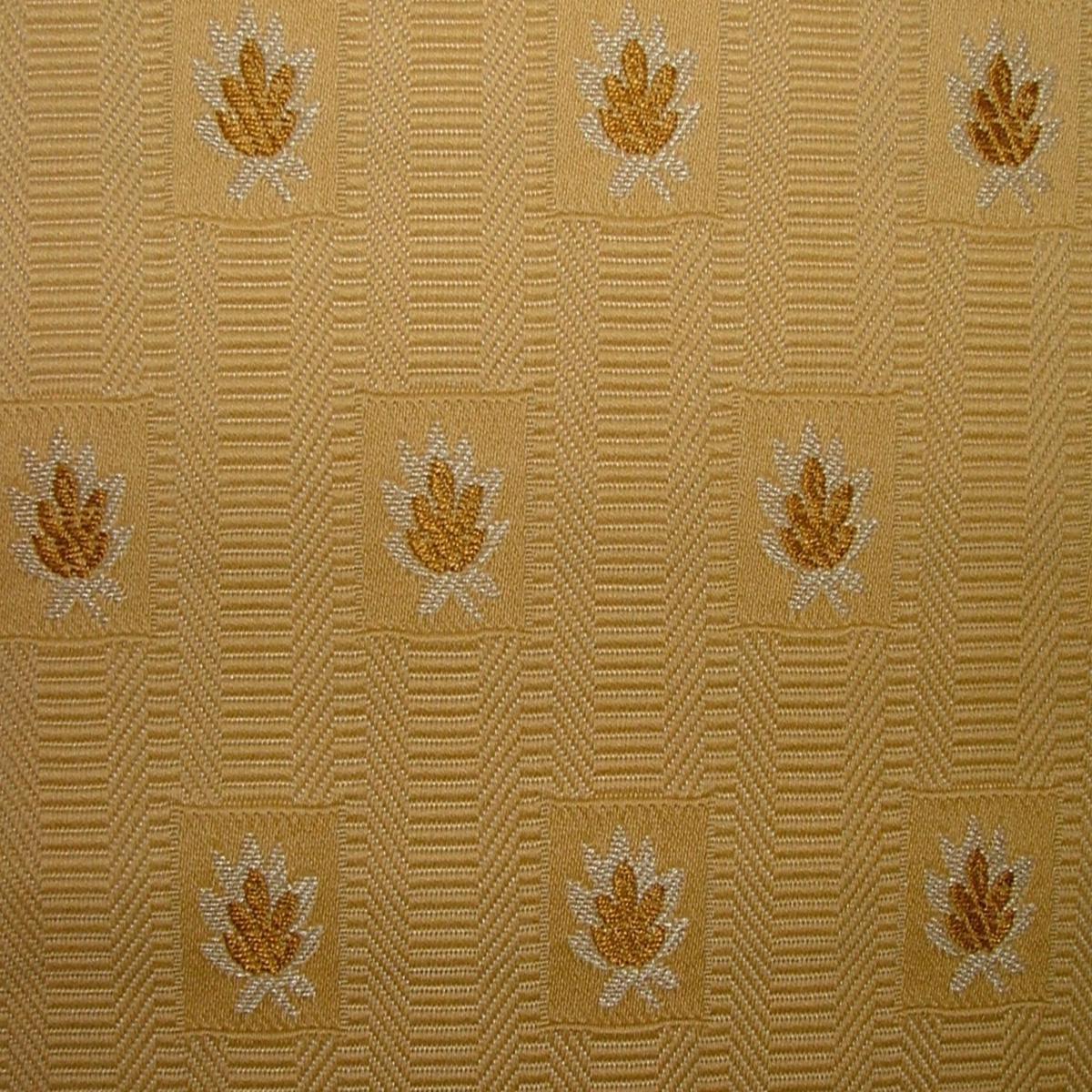 Marvic Textiles Curtain Fabric Gold Leaf Upholstery Cushion Use - 12 Metres