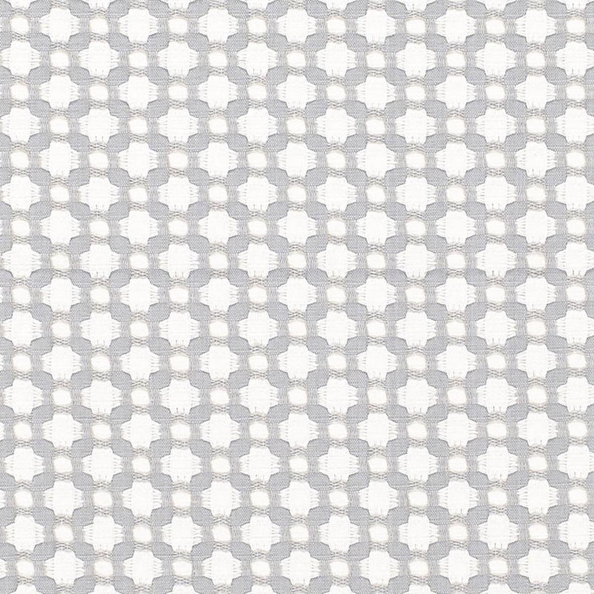 SCHUMACHER ESSENTIALS: SMALL-SCALE UPHOLSTERY BETWIXT PATTERNED WOVENS PATTERNED WOVENS ZINC/BLANC - 65684