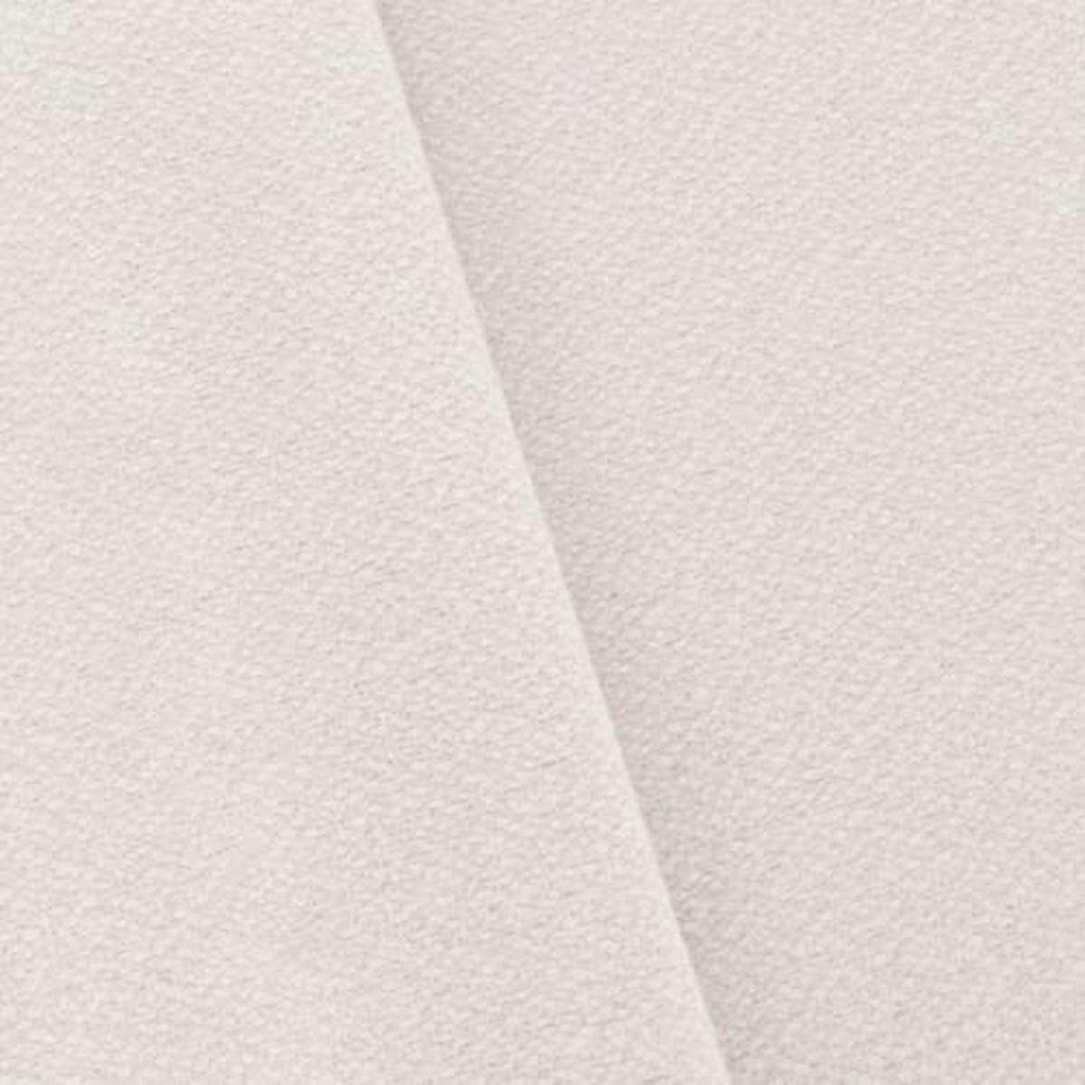 1 YD PC-Beige Wool Blend Brush Basketweave Jacketing Fabric
