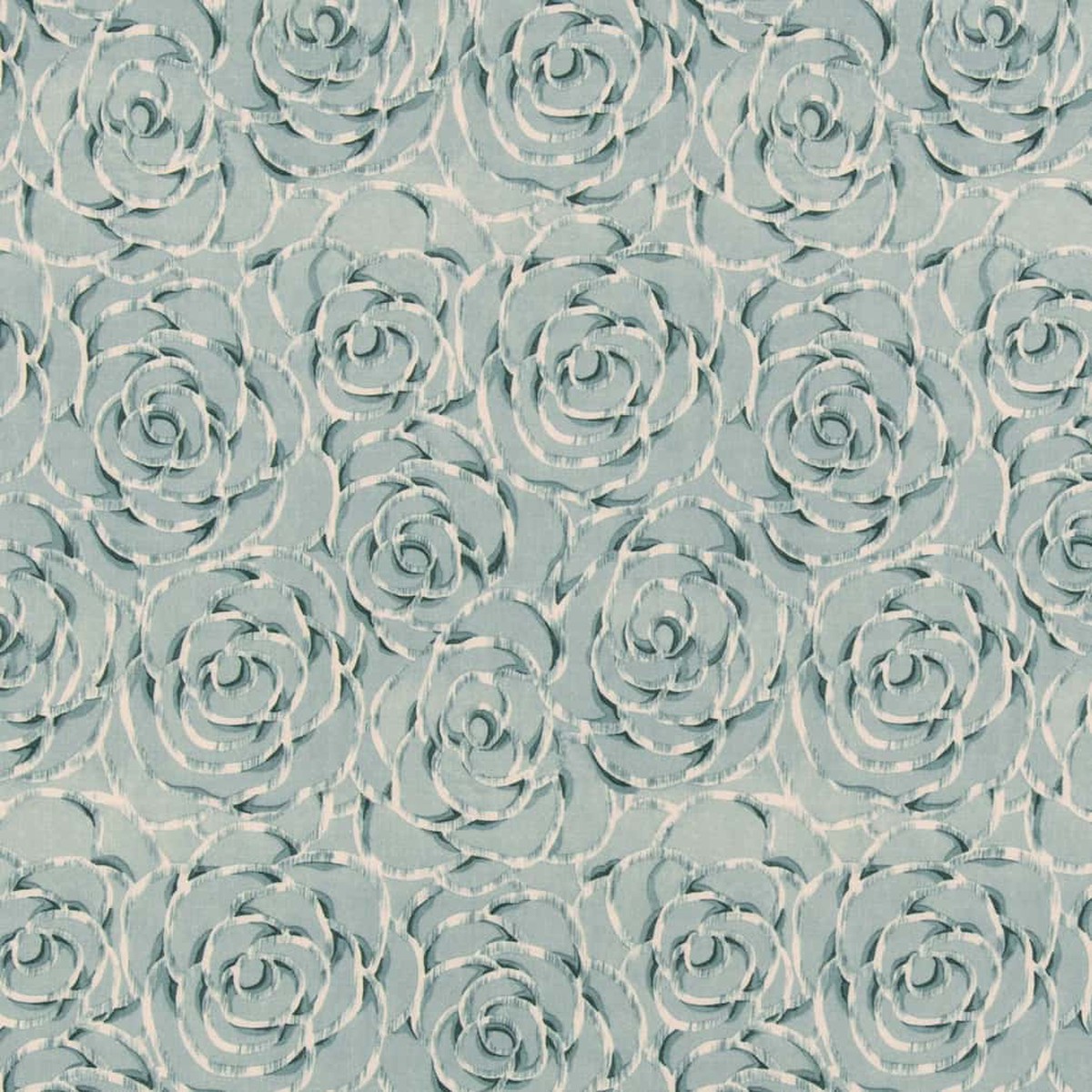 D2921 Abstract & Geometric,Floral Capri Aqua & Teal Charlotte Fabrics