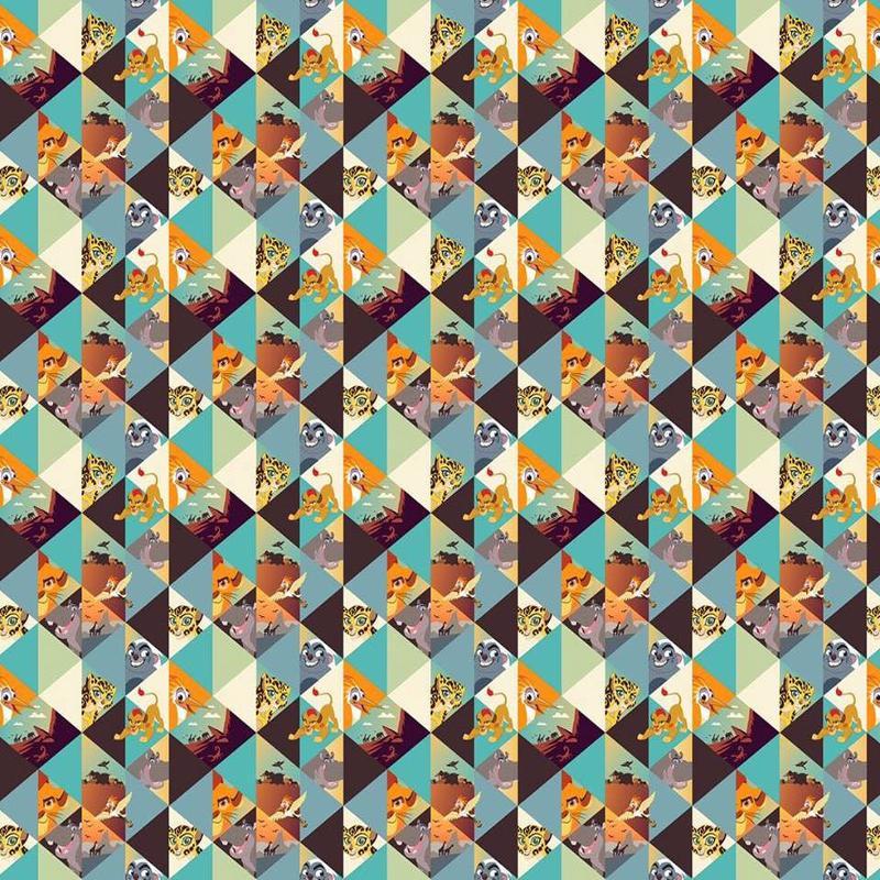 Licensed Lionguard Adventures Geo 65160-A620715 Cotton Woven Fabric