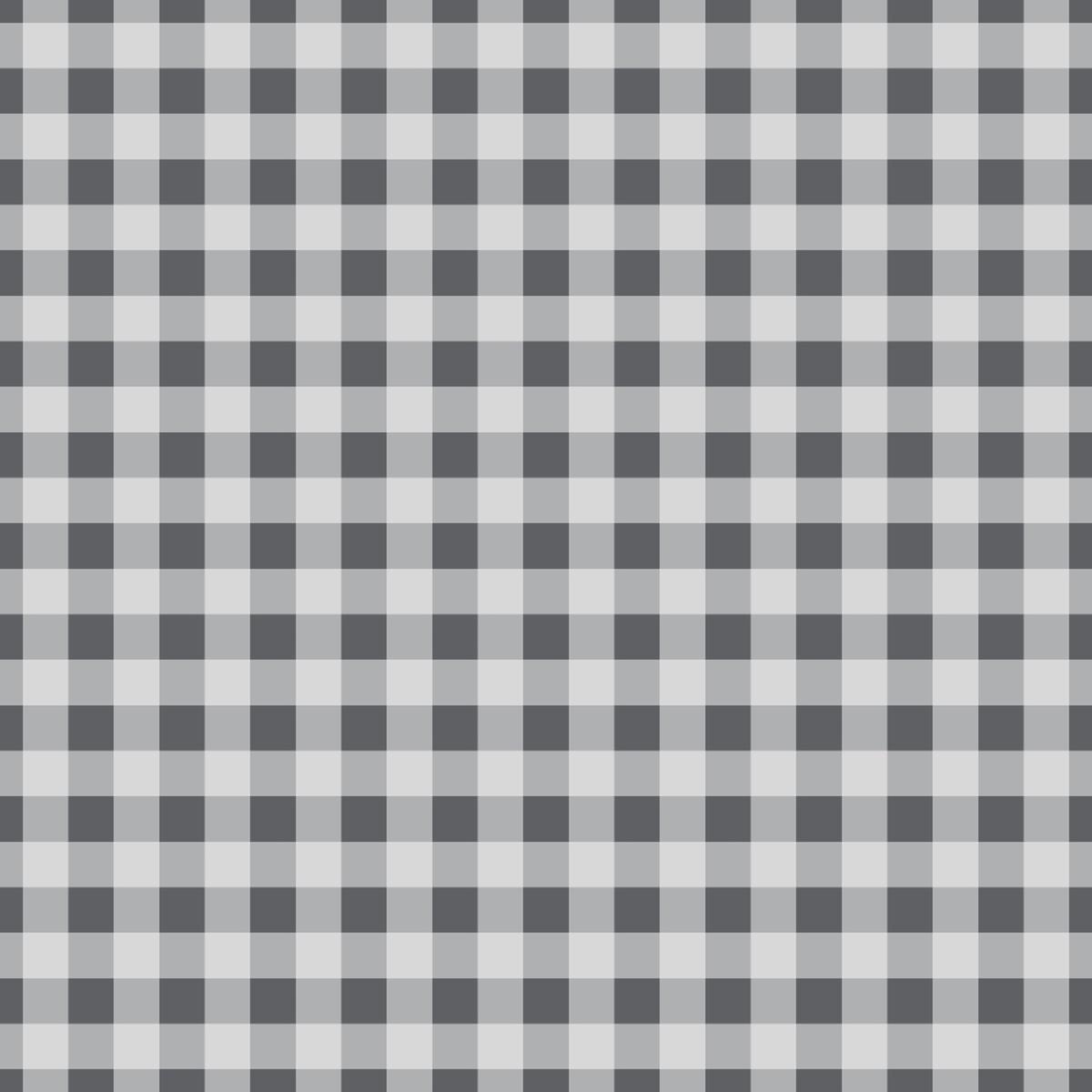 Mint Grey and White Plaid Pattern 1 Quilting Cotton Fabric