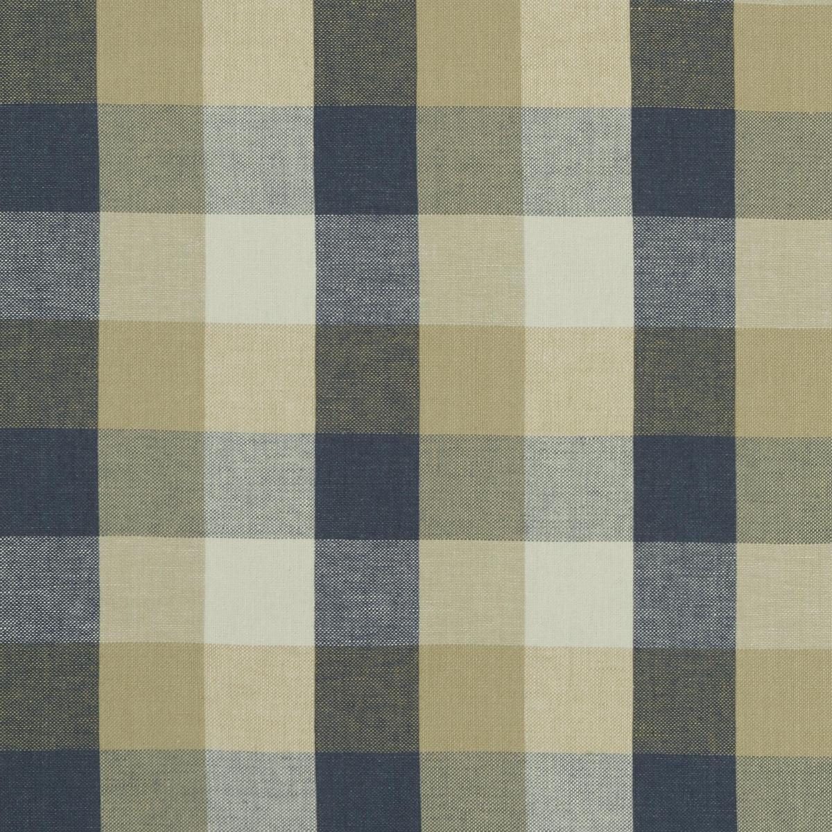 Clarke & Clarke Austin Check Midnight Fabric