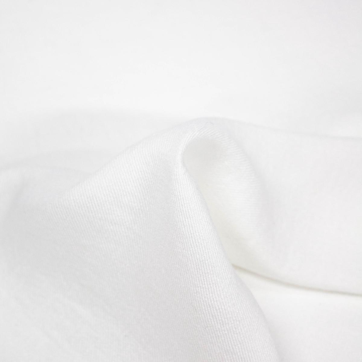 Hanne Ecru Polyester Viscose Blend Fabric
