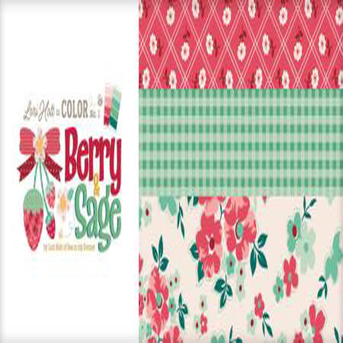 Riley Blake/ Berry & Sage 5in Squares, 42pcs