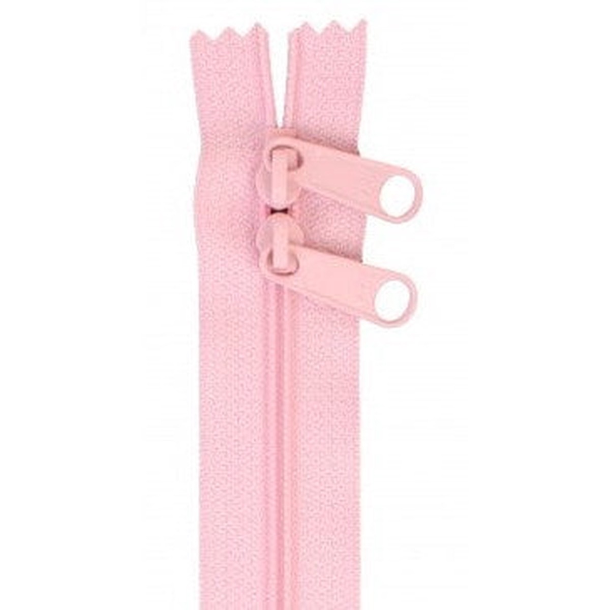 Pale Pink 30" Double Pull Zipper