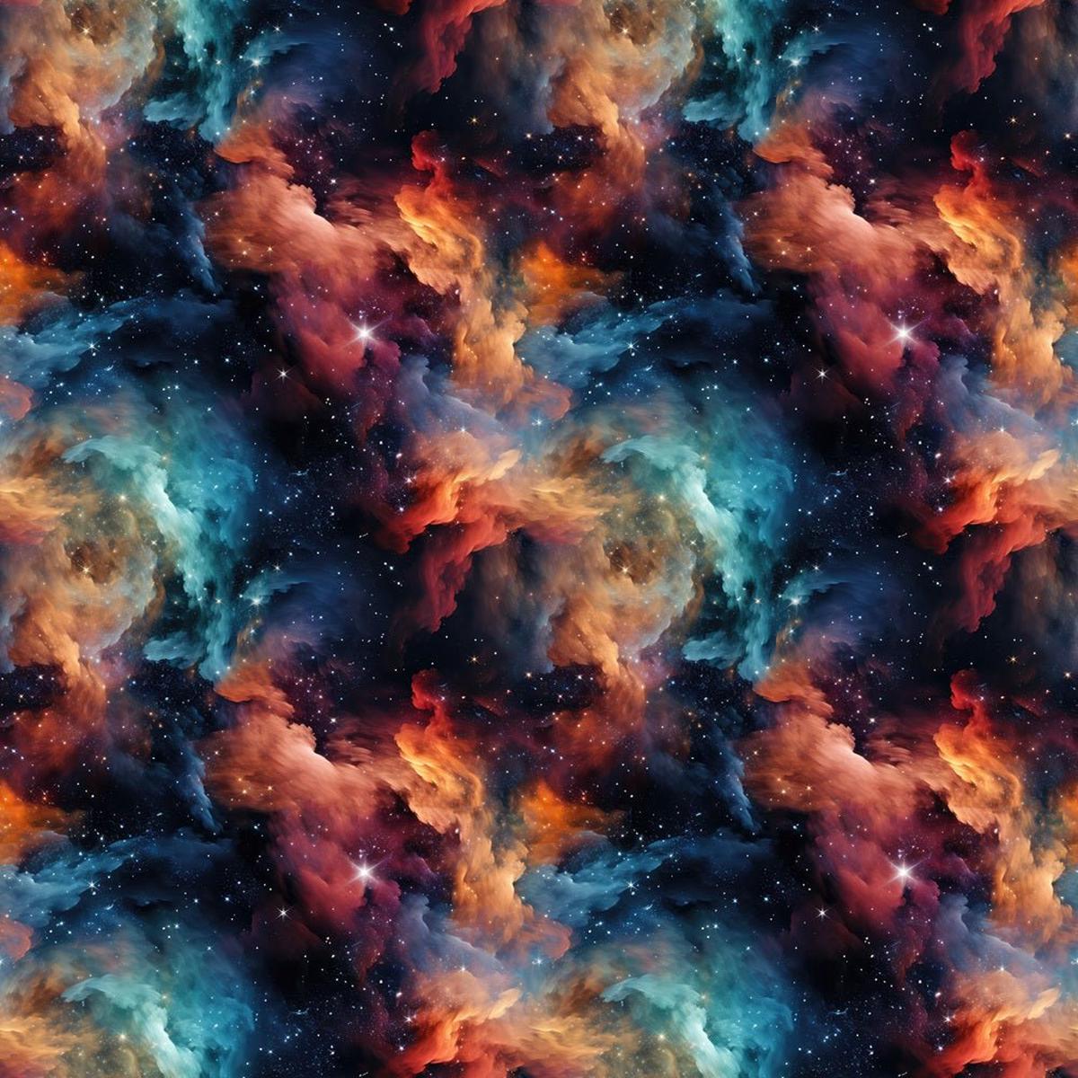 Colorful Galaxy Fabric