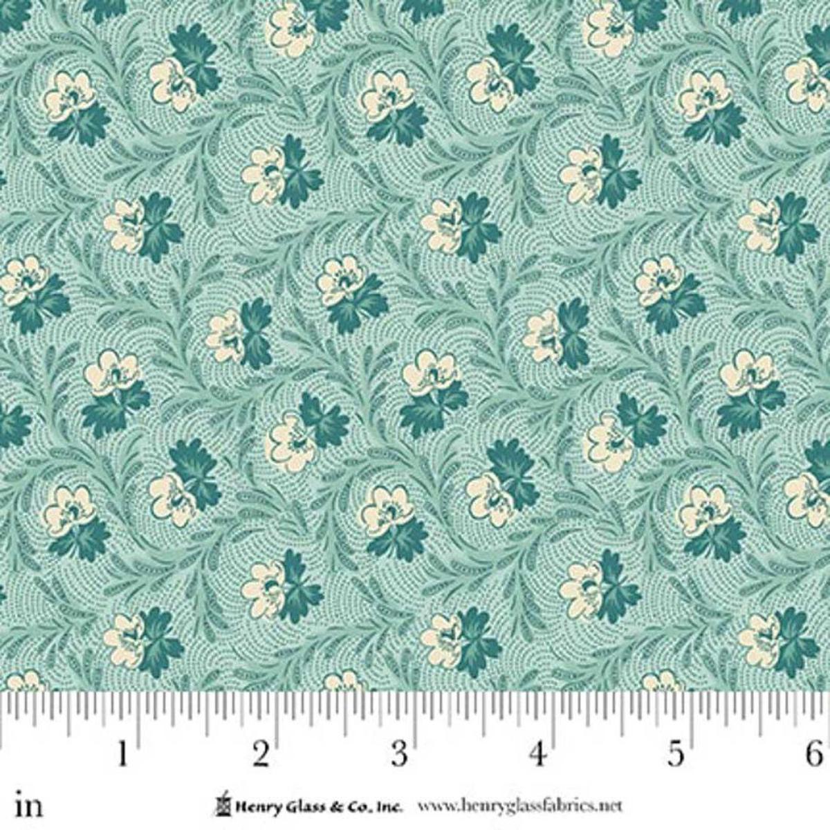 Floral Garden Light Teal by Michelle Yeo