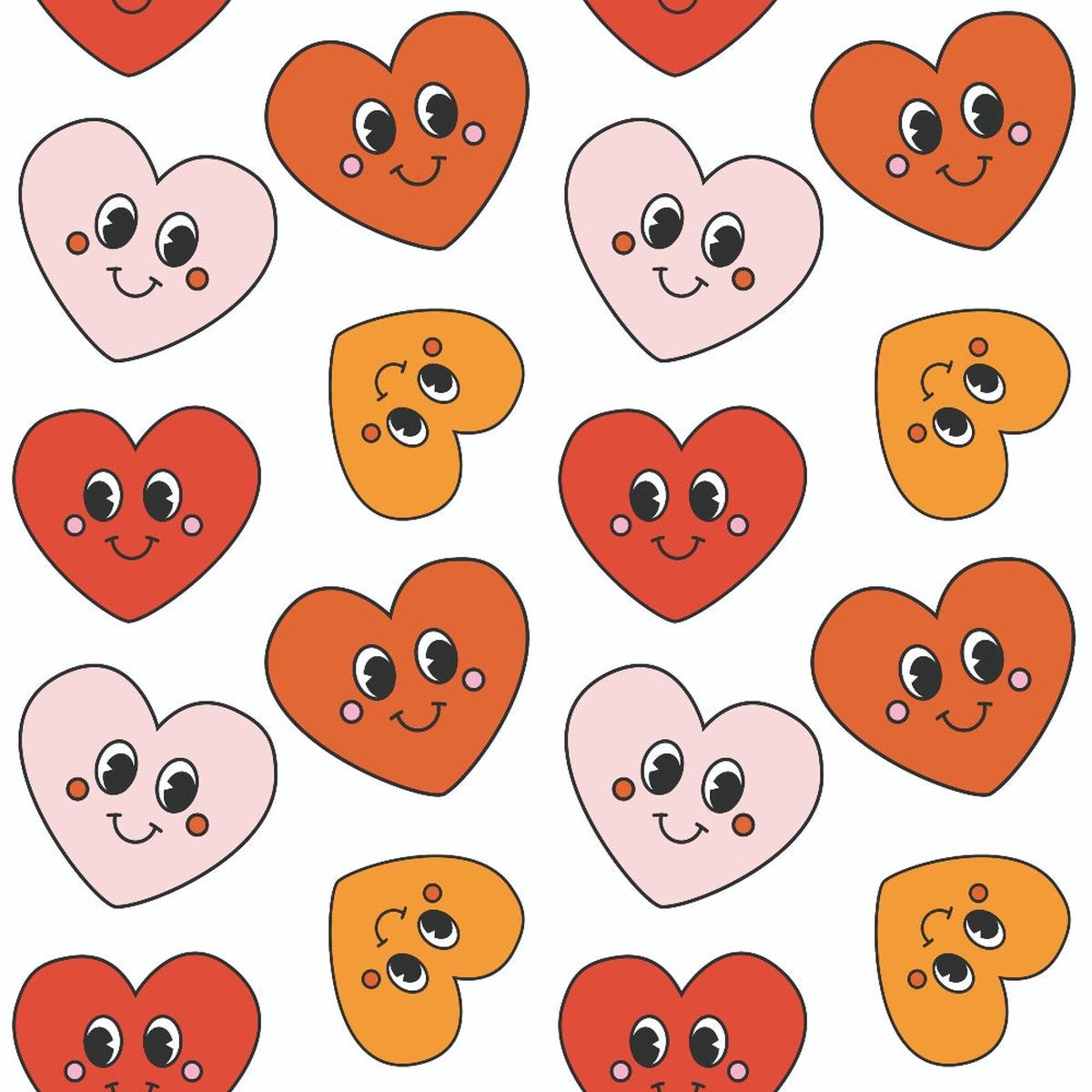 Groovy Peace and Love Pattern 12 Quilting Cotton Fabric