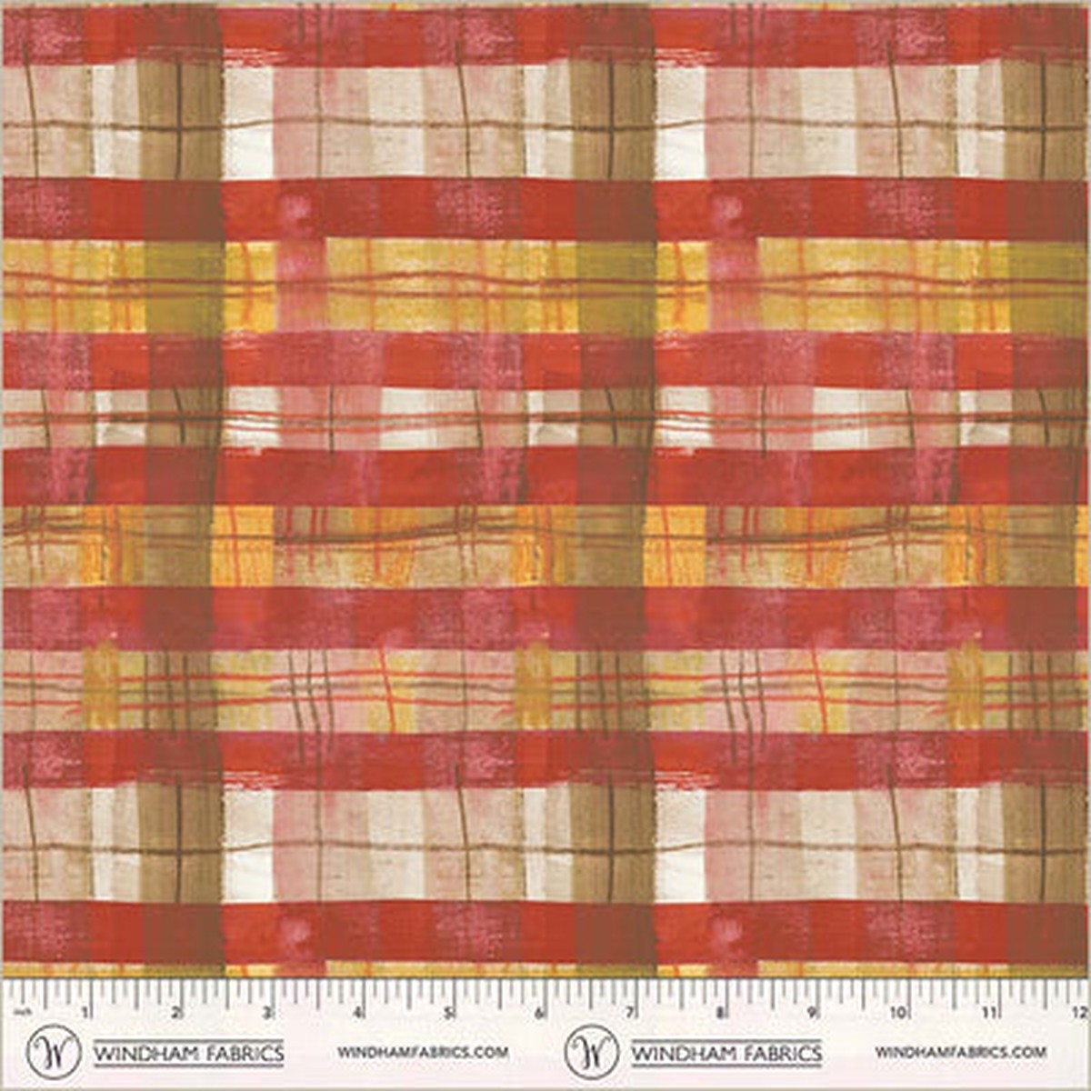 Garage Sale Plaid Cotton 43/44 Fabric Per Yard