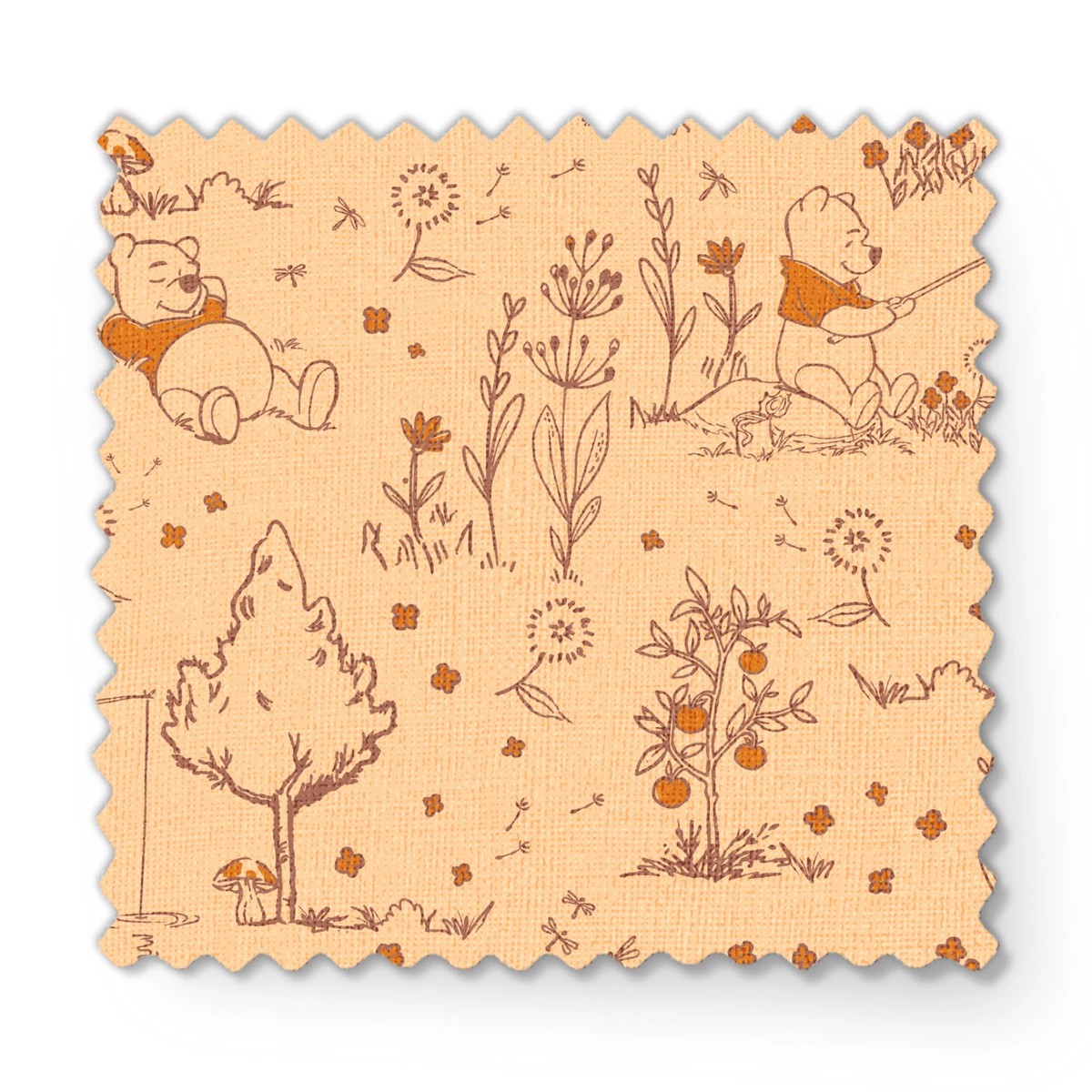 Disney Winnie the Pooh Woodland Relax Fabric
