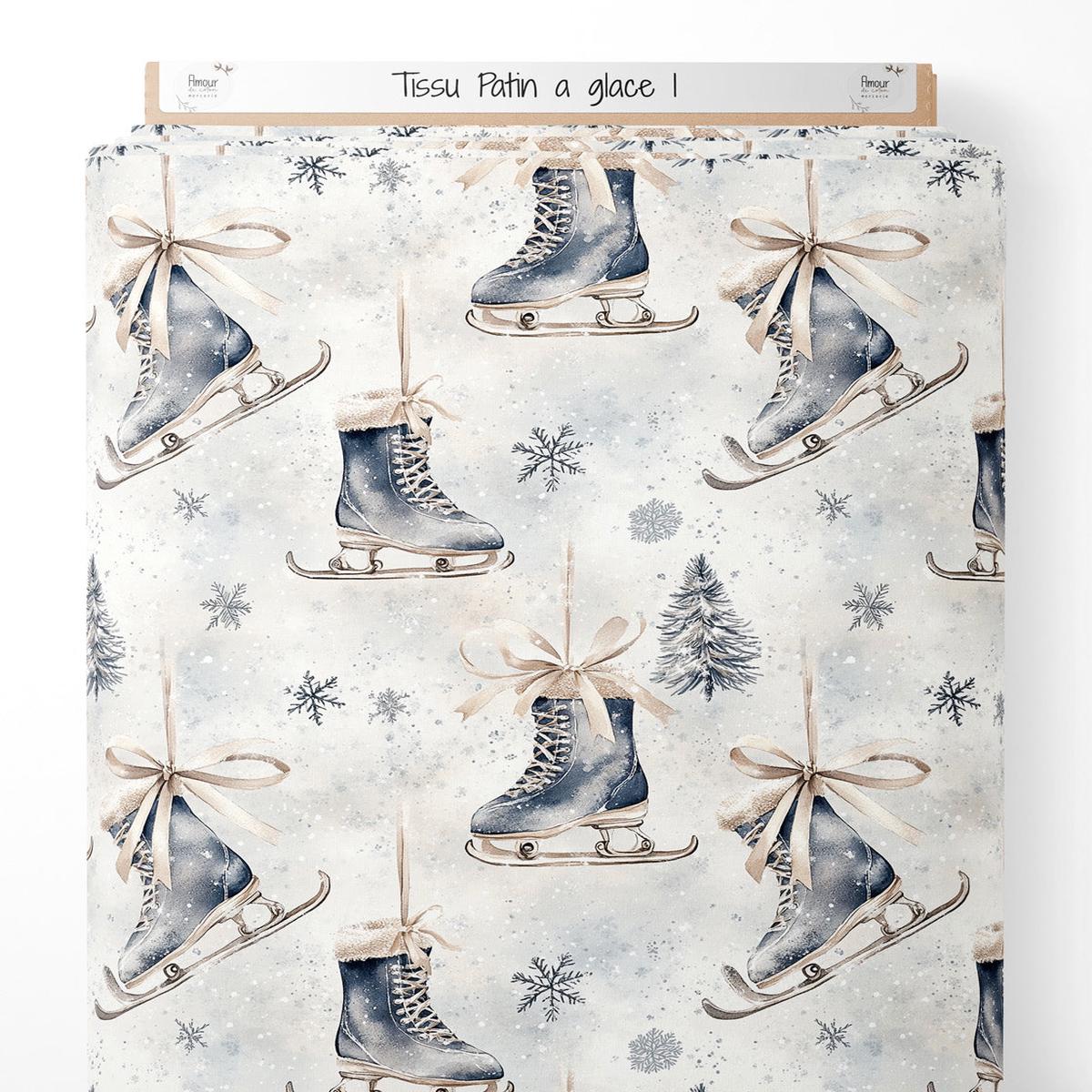 Tissu - Patin a glace 1