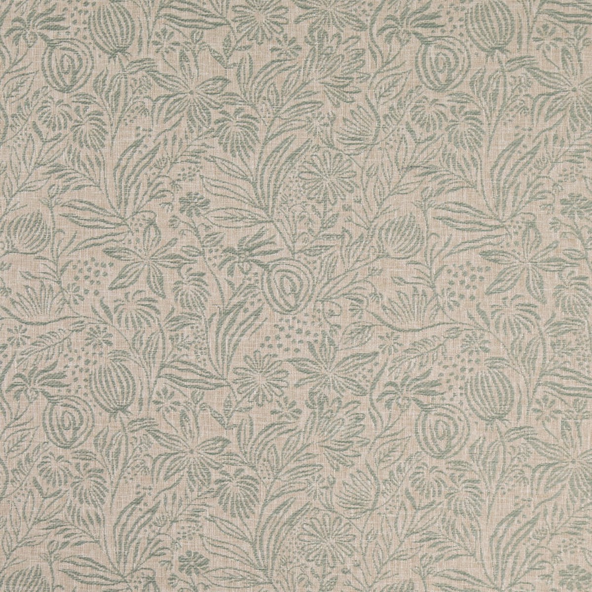 D4794 Floral Grove Breeze Aqua & Teal Charlotte Fabrics