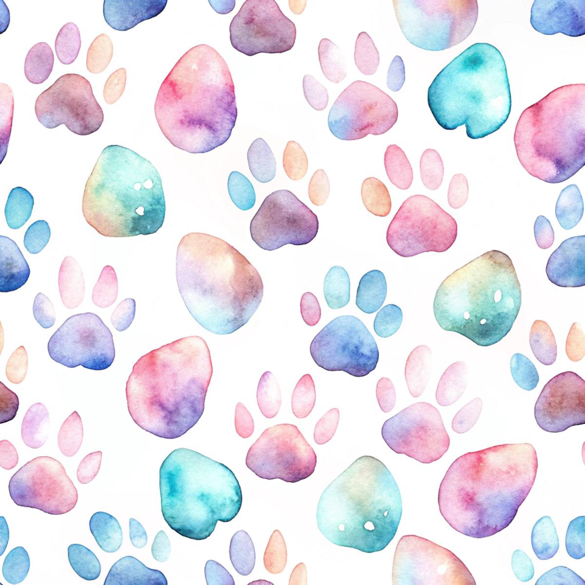 Dog Paws Pattern 18 Quilting Cotton Fabric