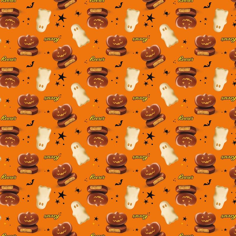 Licensed Hershey Halloween Main Orange C11980R-ORANGE Cotton Woven Fabric