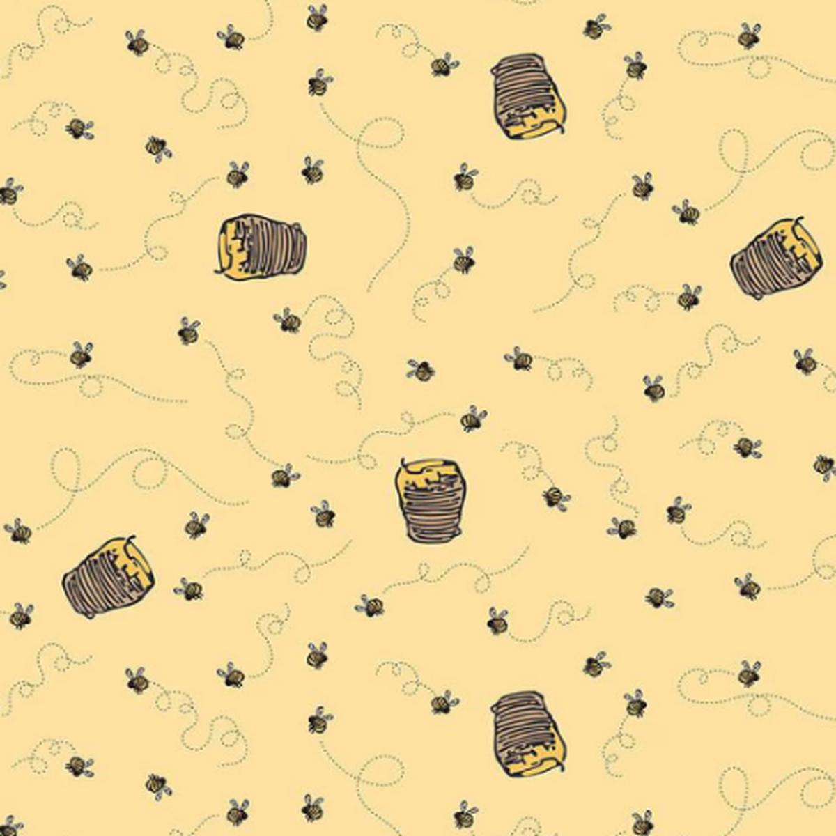 Riley Blake - Winnie the Pooh - Bees Sunshine