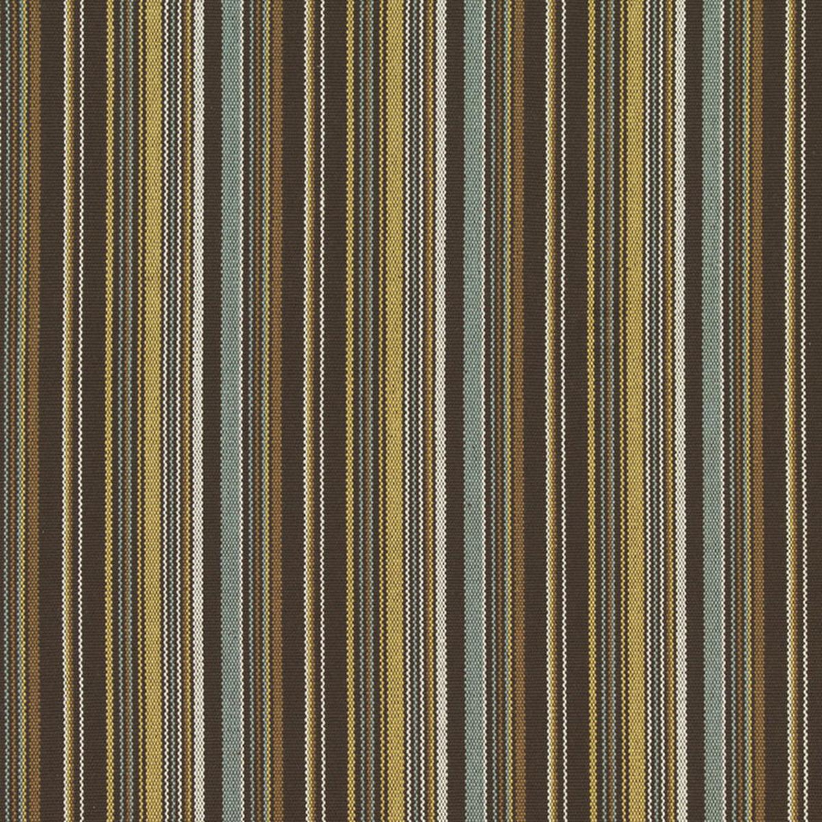 SCHUMACHER Chroma MALIBU STRIPE PATTERN WOVENS PATTERN WOVENS CHOCOLATE - 63454
