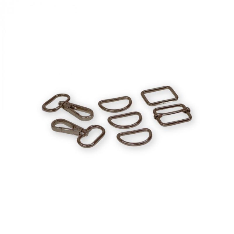 Crockett Kit Gunmetal Hardware Kit Sallie Tomato