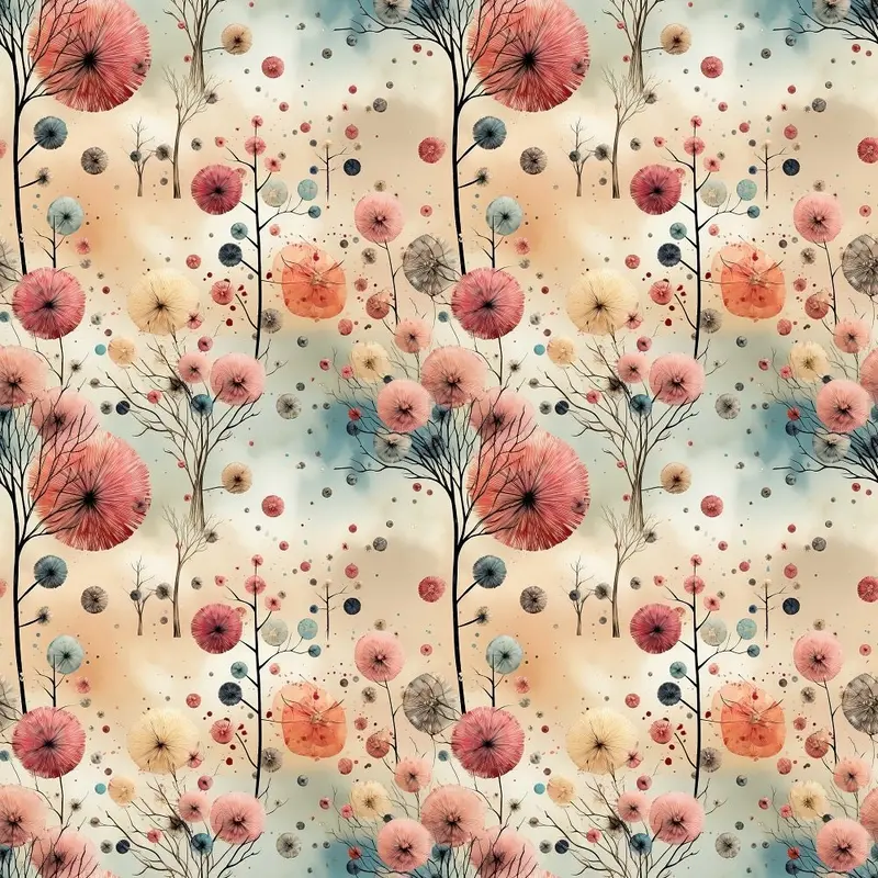 Dreamland Forest Pattern #4 Fabric