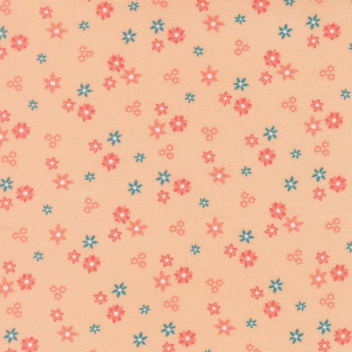 Fabric Moda Sweet Pastel Sweet Trio Honeyed Horizon by the Quarter Yard 47012-12