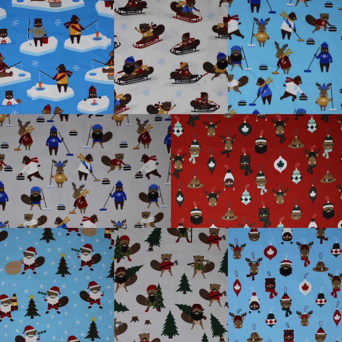 Purely Canadian Eh! - 43/44" - 100% cotton flannel