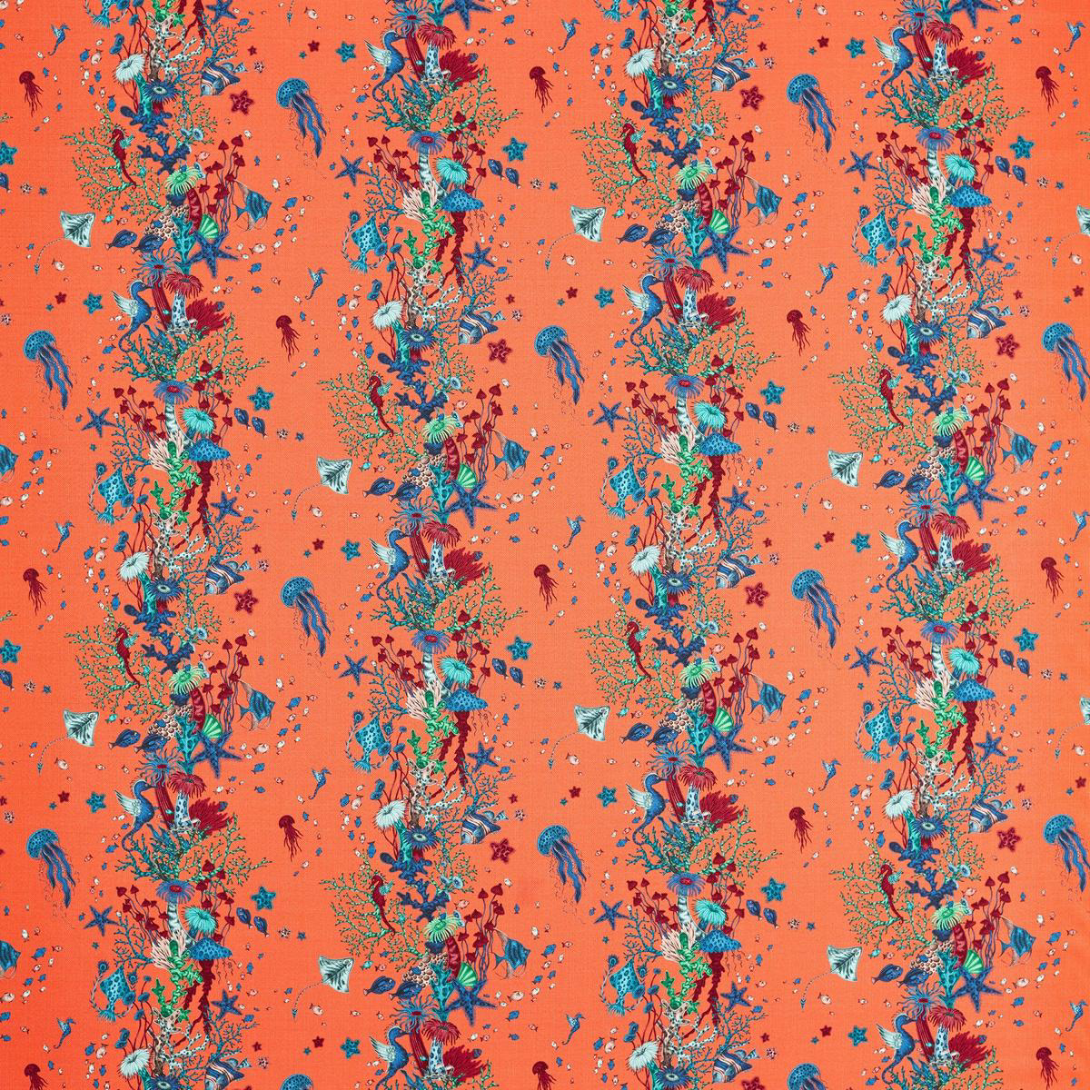 Seaforest Indoor Outdoor Peach Emma J Shipley Indoor Outdoor Wild Escape Fabric by Clarke 038 Clarke