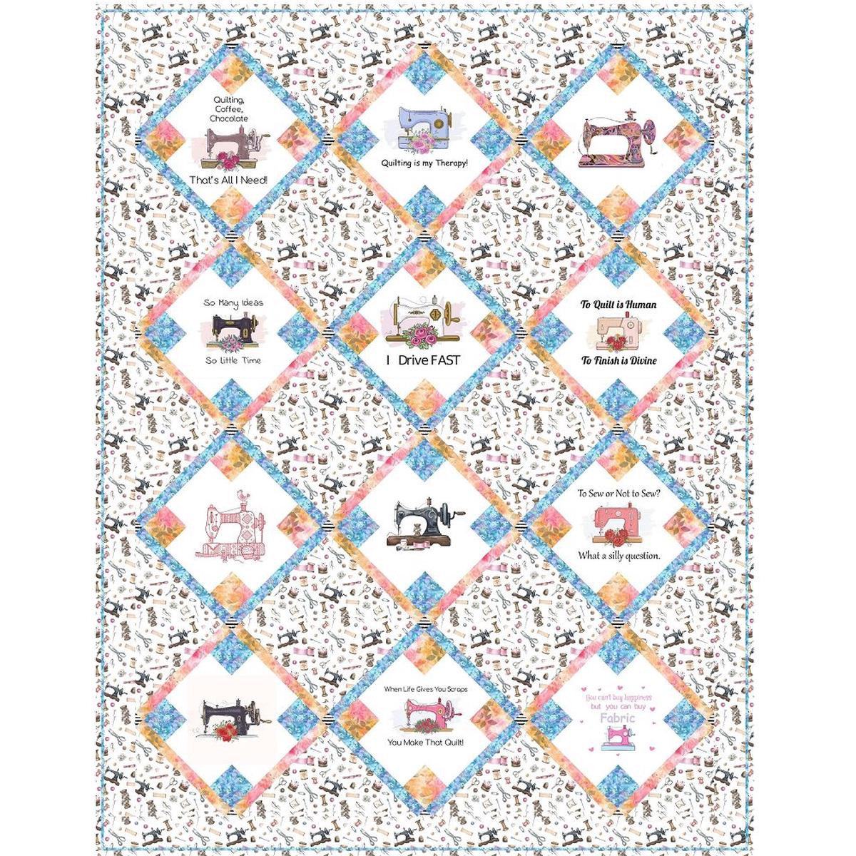 Sew What Quilt Kit - 62 x 82