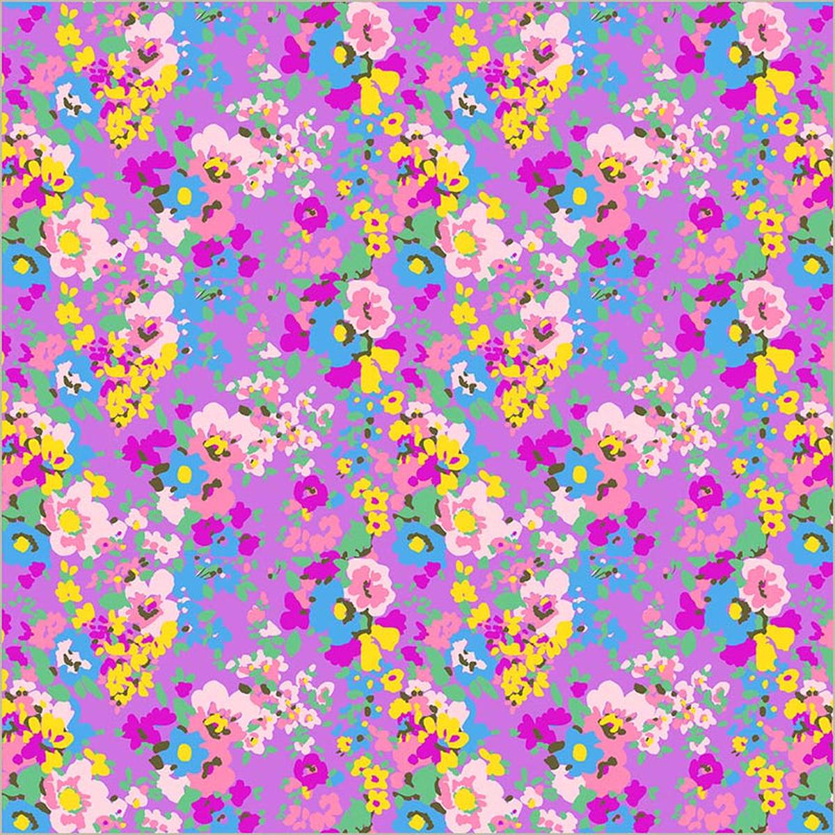 Sweet Talk Leann Violet Cotton 44/45 Fabric Per Yard
