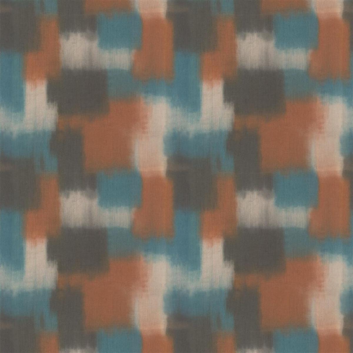 Carres Ombres Terracotta - Designers Guild - Fdg3296-01 Fabric
