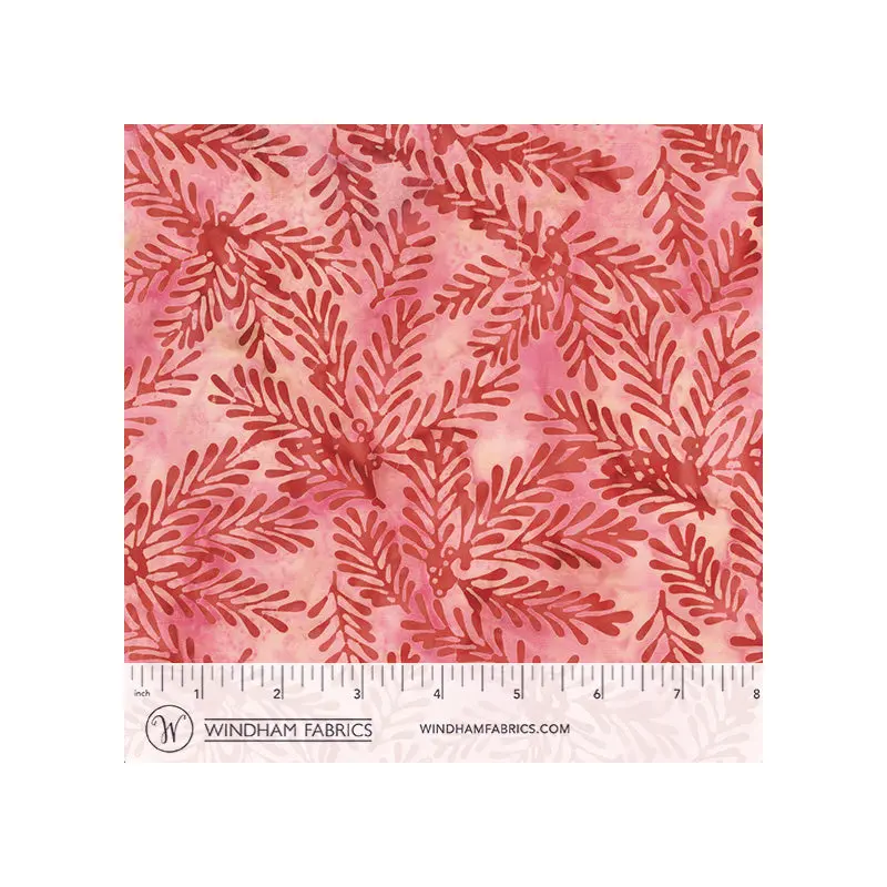 Jdj - Ho Ho Ho Jacqueline de Jonge 3894Q-X Mistletoe Carnation Batik Cotton