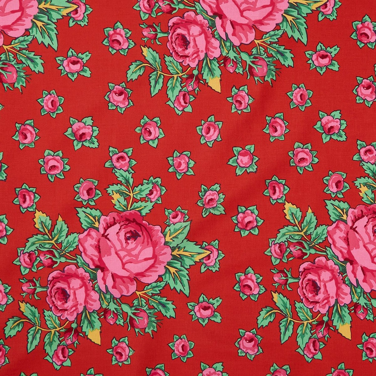 Kaffe Fassett Cotton Fabric - Rosie Red (FreeSpirit)