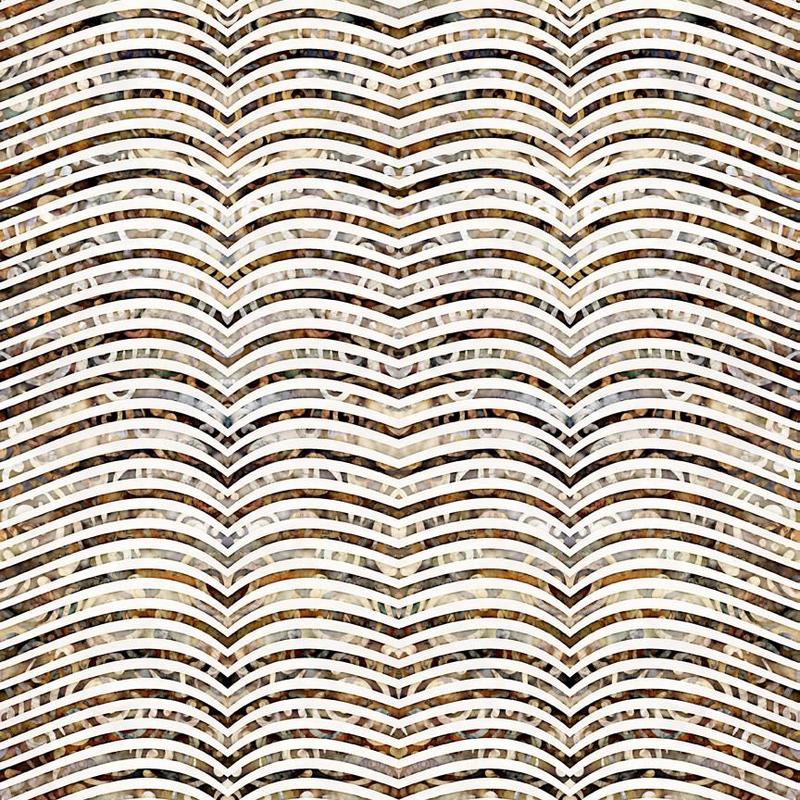 Paradox by Dan Morris Wavy Stripe Cream 28014E Cotton Woven Fabric
