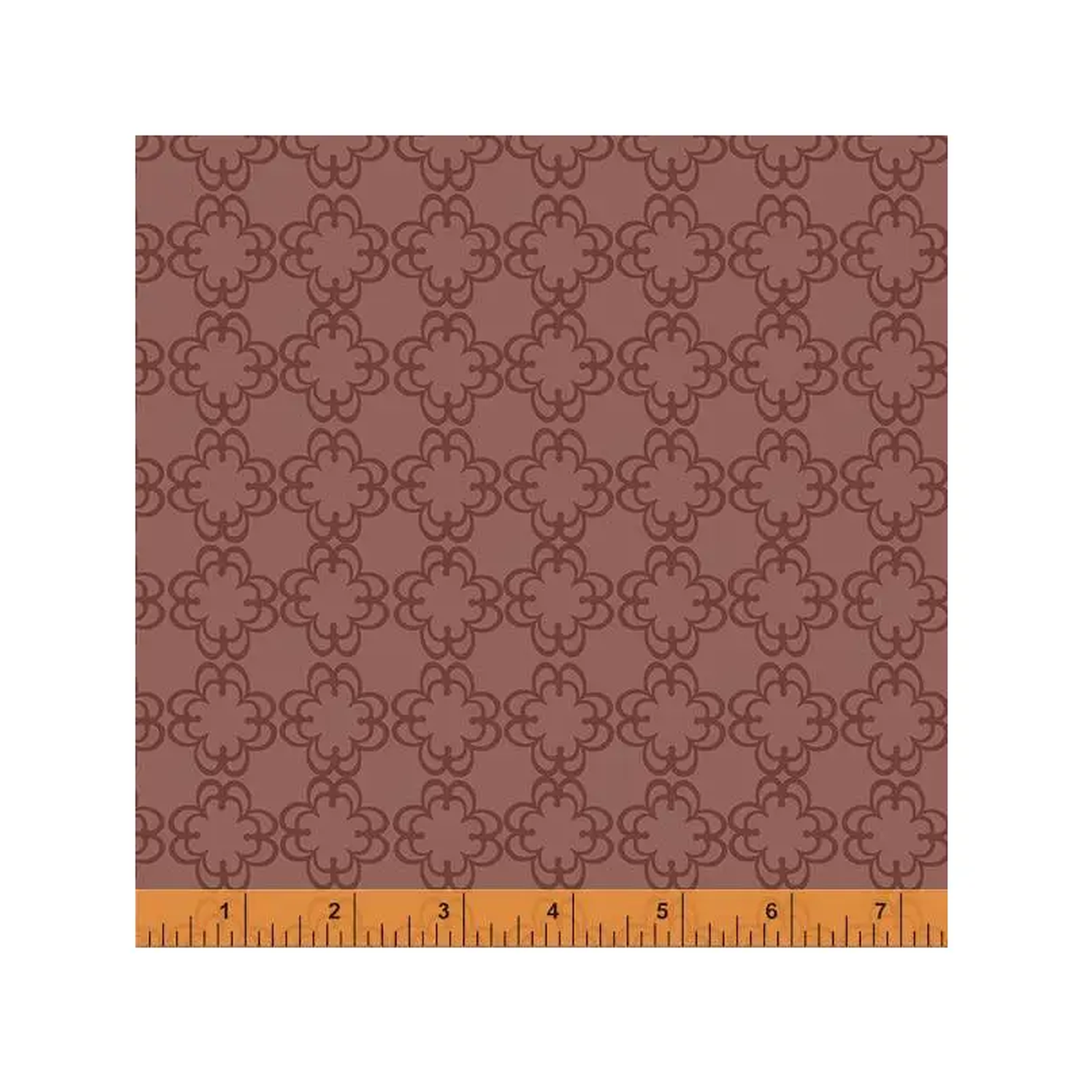 Darling Denyse Schmidt 53034-3 Nut Floral Grid Cotton