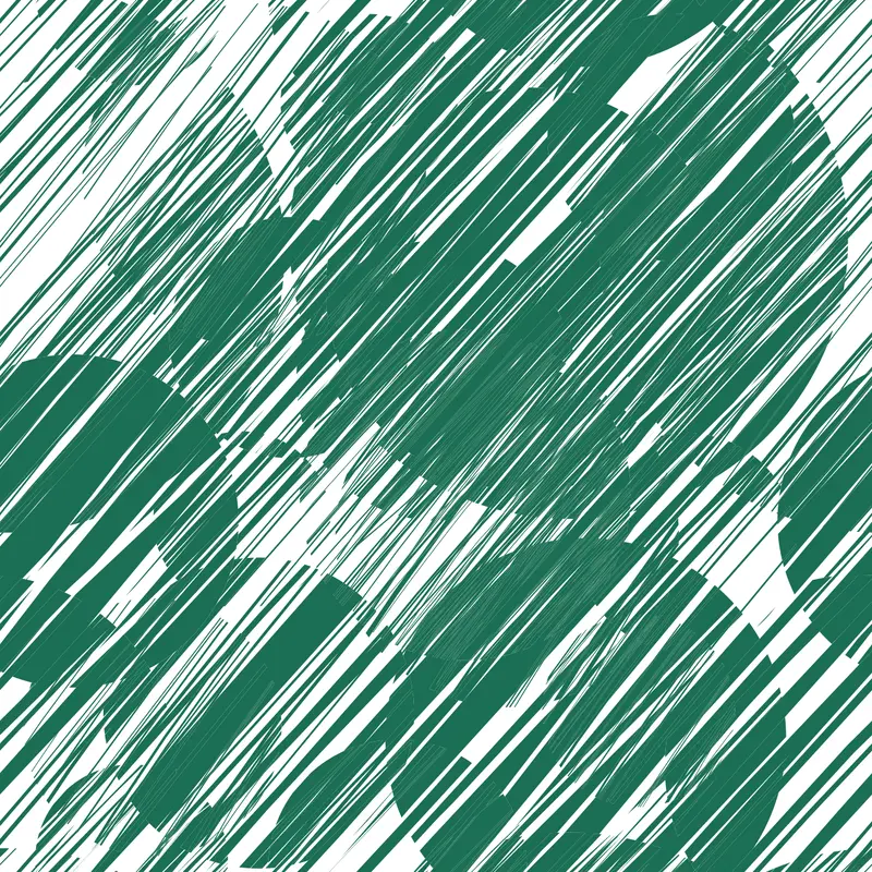 Grunge Circles Fabric - Hunter Green